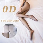0D женские сексуальные супер тонкие колготки невидимые колготки с открытой промежностью женские нейлоновые колготки 1 линия прозрачные бесшовные Medias