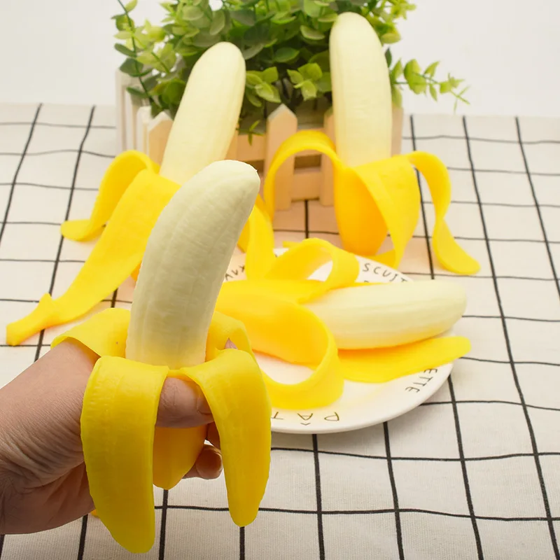 

Spoof Peeling Bananas Decompression Toys Squish Games Prank Funny Trick Joke Gags Practical Jokes Stress Reliever Mischief Gift