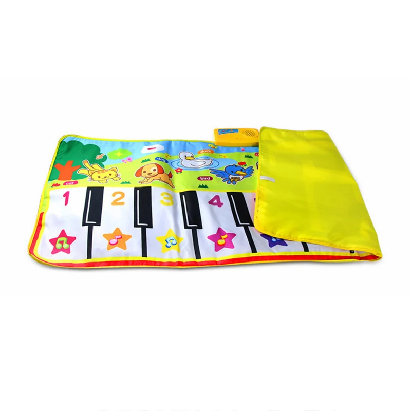 

135X58CM Large Size Musical Mat Baby Animal Theme Educational Learning Toy Children Baby Toy Playing Type Music Mat