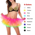 Женский Классический 6-слойный тюлевый костюм для косплея, балетная юбка-пачка для танцев в стиле ретро