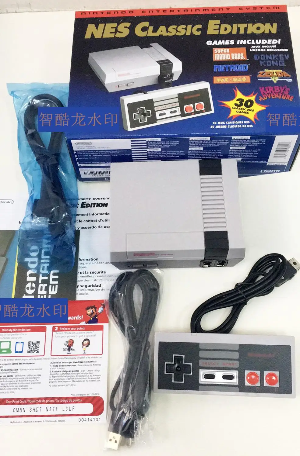 Мини классическая игровая консоль NES tv TF карта Ретро 1:1 Встроенная 30 игр HDMI