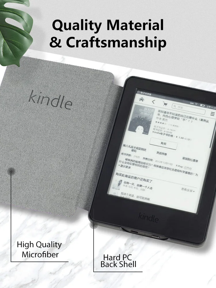 Чехол для amazon kindle 7 7-го поколения 6 ''читалка тонкий умный защитный чехол для kindle 7-го поколения читалка