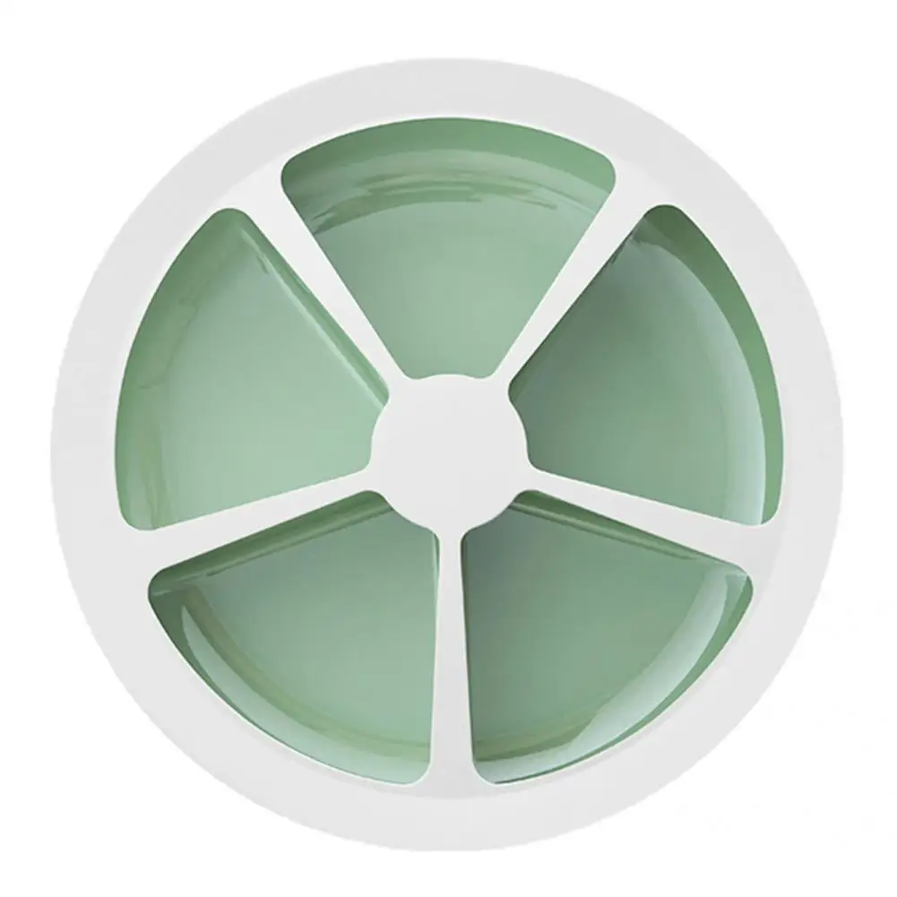 Портативная тарелка для фруктов 5 цветов устойчивый к износу удобный