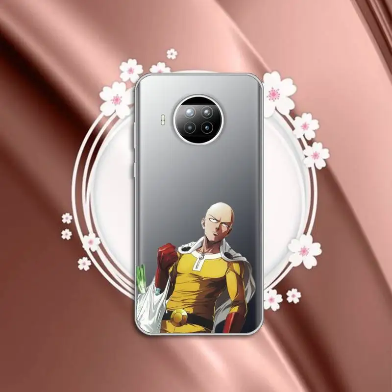 

One Punch Phone Case Transparent for Xiaomi mi Redmi note 10 t 8 9 pro lite 11 Samsung S 8 9 10 20