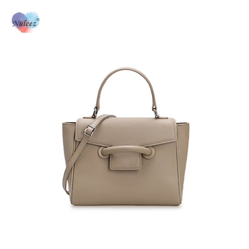 

24 CM Nano Tote Bag Female Genuine Cowhide Litchi Pattern Soft High Quality Classical Style Brand Bag From China Factory GZ