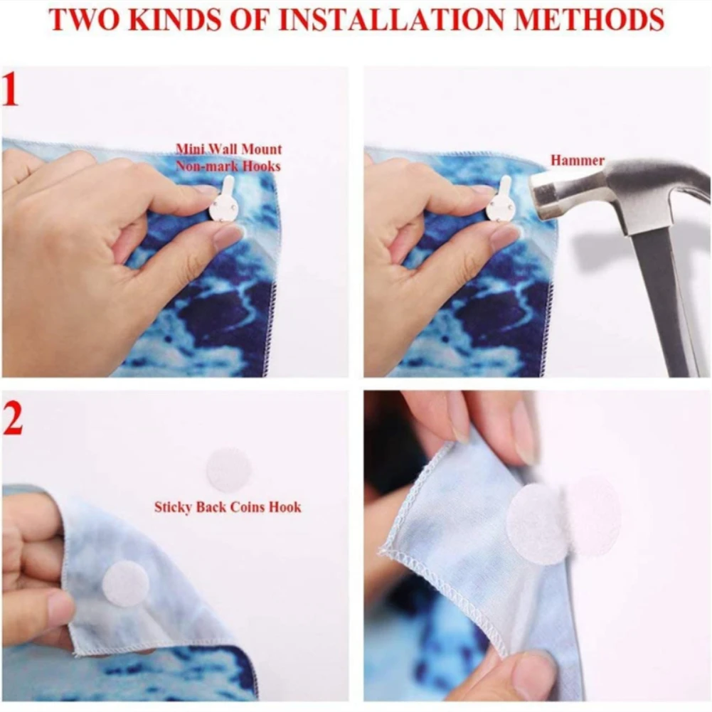 3D модный принт широкая ширина двери скандинавский ветер подвесная ткань