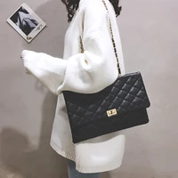 fashion classical lattice big tote pu leather handbags shoulder bag sling bag chain sling bag tote hand bag fashion tote bag