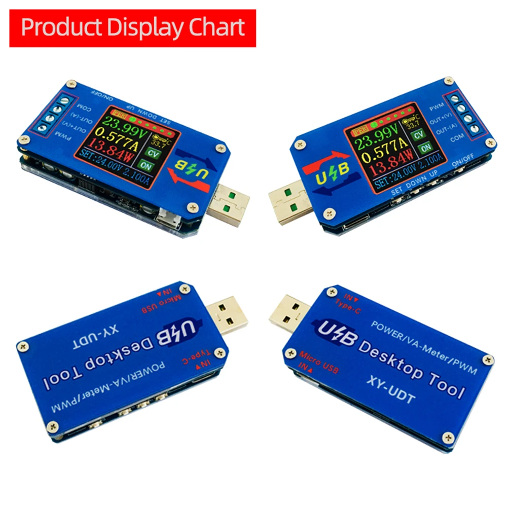 Бустер постоянного тока/понижающий преобразователь CC CV модуль питания 5 В до 0 6-30