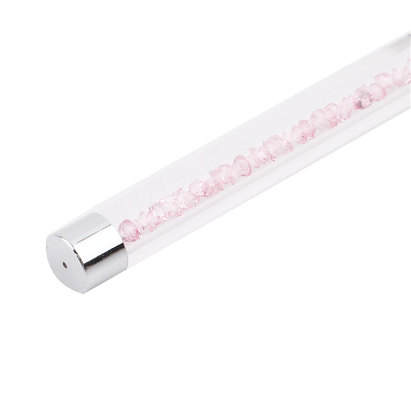 Новый модный градиентный розовый стразы ручка пыль Блестящий телефон в форме