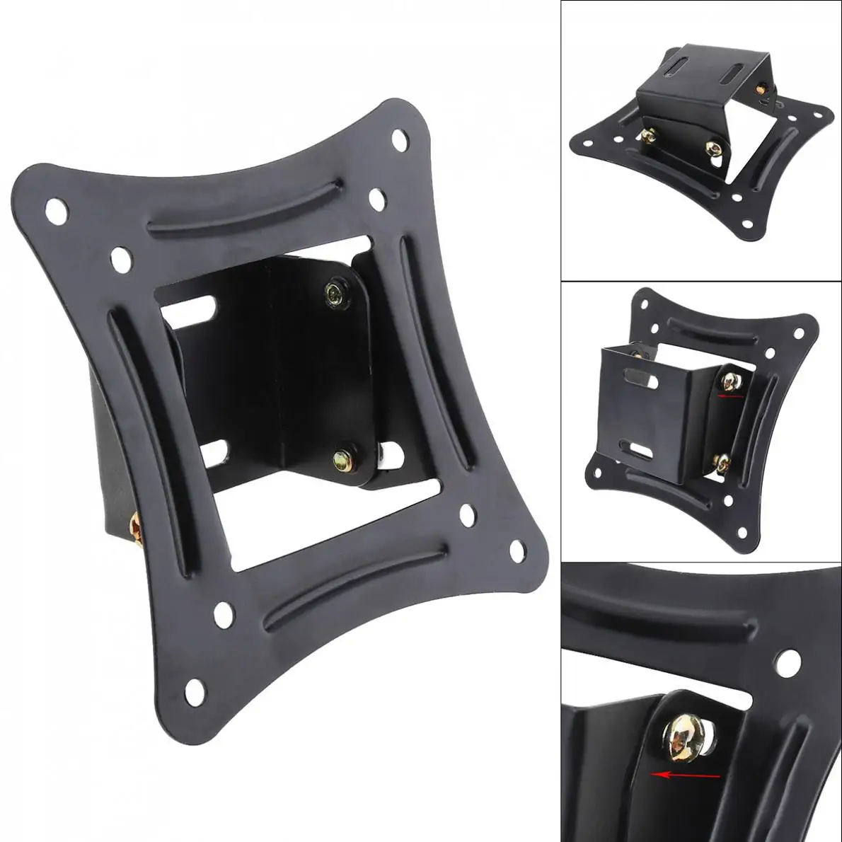 

14 - 26 inches LCD LED Monitor TV Wall Mount Mounts Bracket Fixed Flat Panel TV Frame Support 10 Degrees Tilt Angle Flat Panel