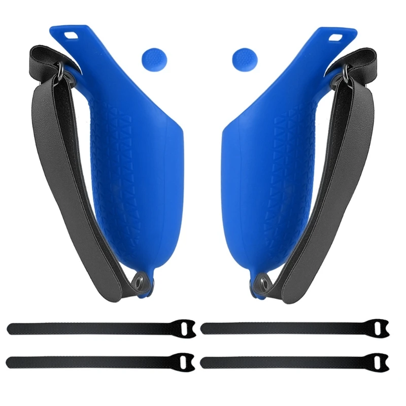 

Controller Grip Cover+Adjustable Hand Strap +Thumb for oculus Quest 2 VR A0NB
