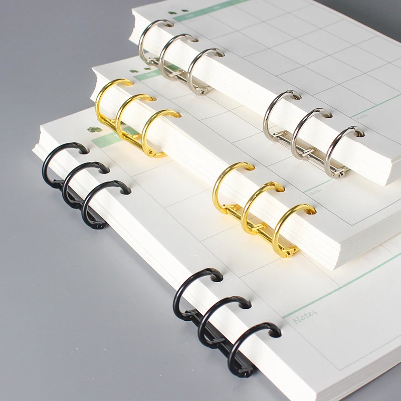 2 шт Металлические 3 отверстия для колец, переплетные скрепки для книг, скрепки, свободная застежка в виде листа для скрапбукинга, фотоальбом, принадлежности для рукоделия