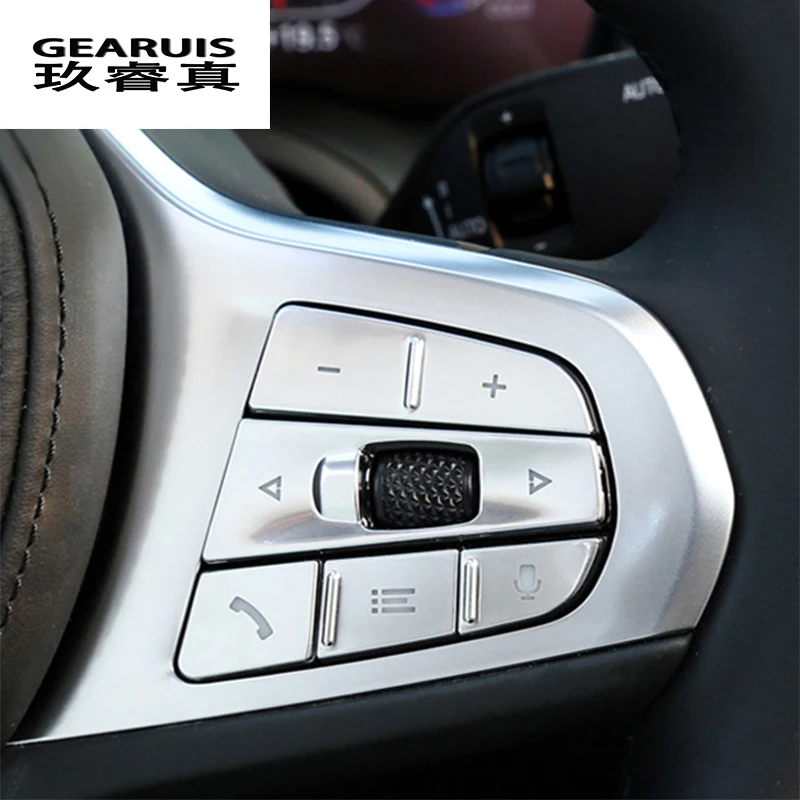 Пуговицы на руль автомобиля Декоративные Чехлы раму наклейки отделка для BMW 3