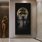 Африканская женщина, черные руки, золотые украшения, искусство, фотография, украшение для дома