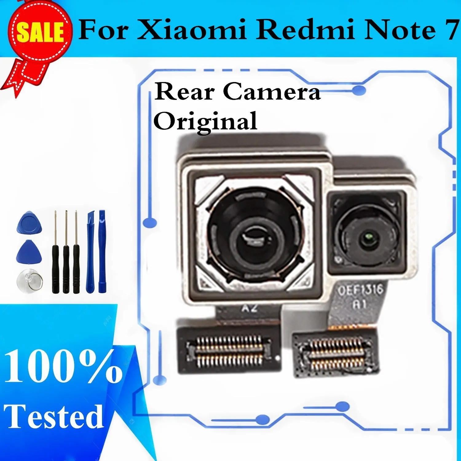 

New Original For Xiaomi Redmi Note 7 Back Camera Flex Cable For Redmi Note 7 Pro Rear Main Camera For Redmi Note7 Big camera