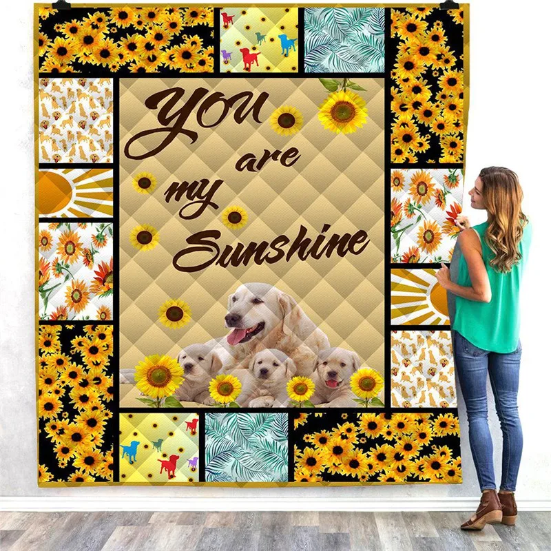 3d-одеяло в клетку с изображением подсолнуха и пчелы летнее крутое уютное одеяло