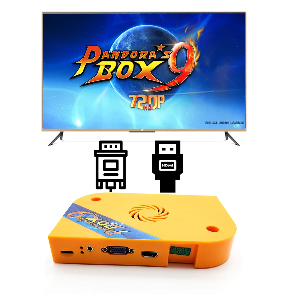 DIY игровых автоматов шкаф Комплект ящик Пандоры 9 1500 Игровая приставка в комплекте с HAPP кнопки Американский 8 способ джойстики