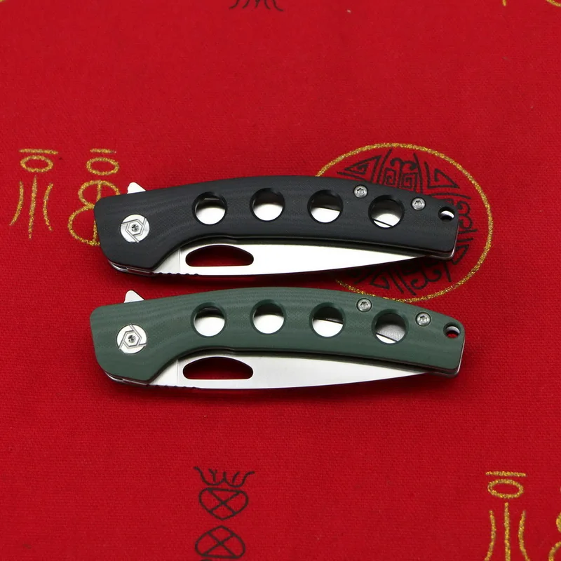 

CH3530 High Quality Flipper folding knife D2 blade G10 handle Outdoor camping hunting pocke kitchen fruit knives EDC tools