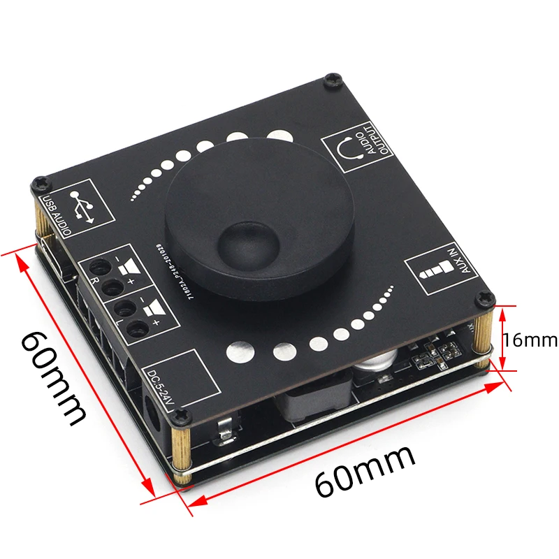 XY-AP50H HIFI Bluetooth 5.0 2x5 0 Вт Беспроводная аудиосистема TPA3116D2 цифровой усилитель