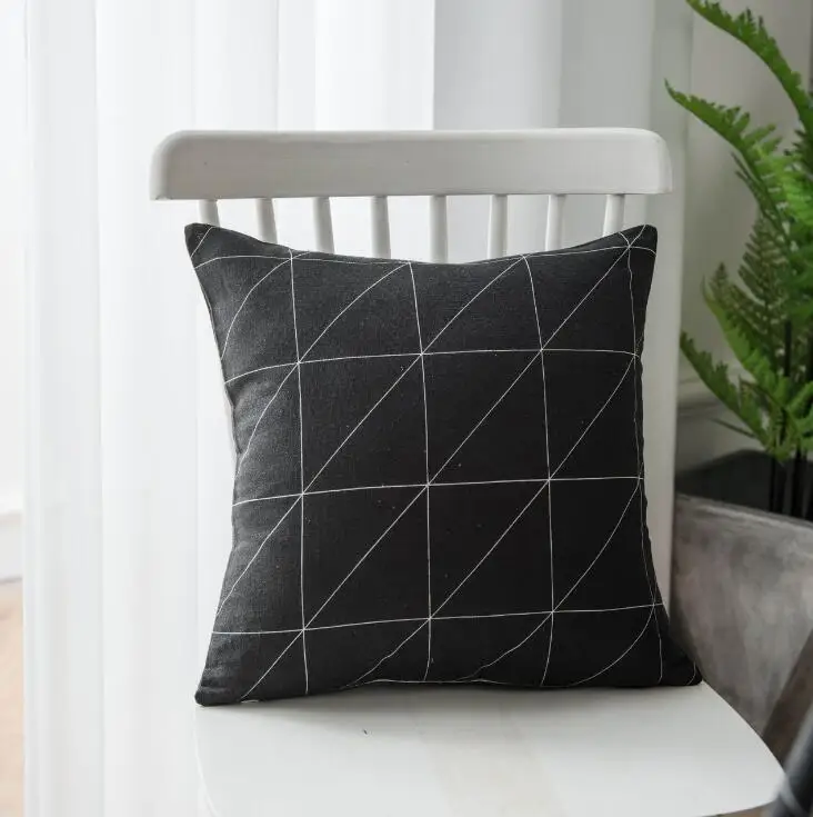 Хлопковая наволочка с принтом декоративные наволочки для дивана автомобильного