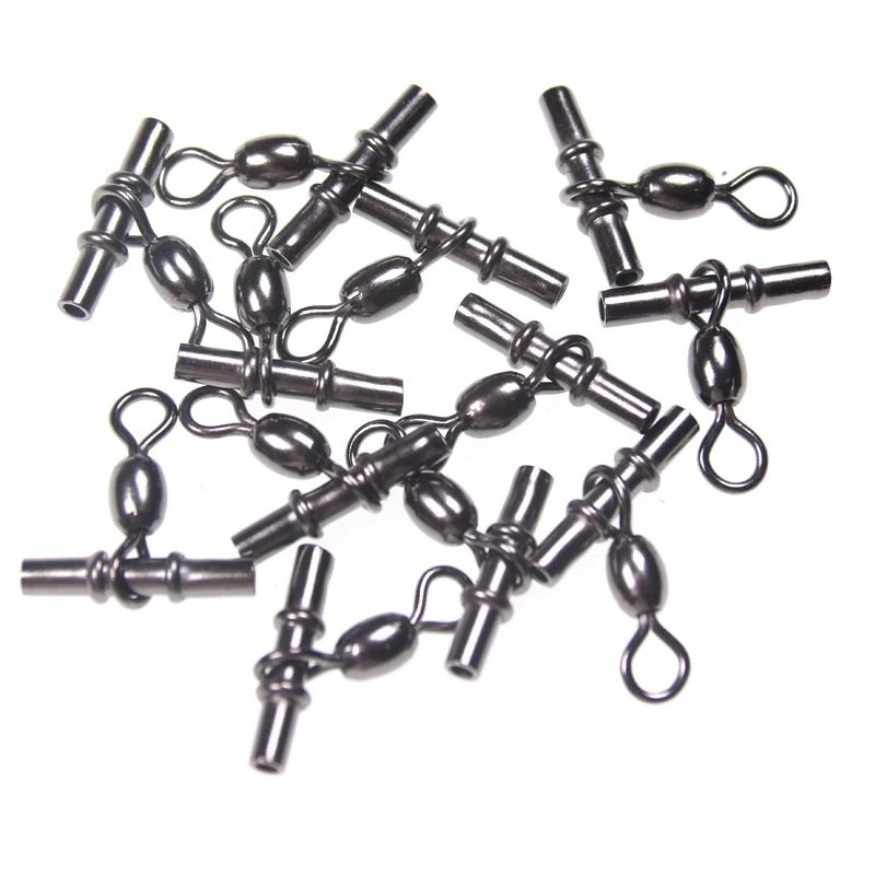 50 шт. рыболовные Вертлюги 3 ходовые рыболовная снасть для морской рыбалки с