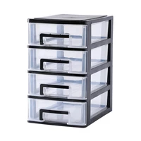 234 layers transparent desktop drawer type storage box mini cosmetic storage organizer sundries holder home office storage box