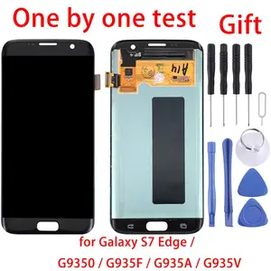 ЖК-дисплей и сенсорная панель для Samsung Galaxy S7 EdgeG9350G935FG935AG935V, 5,5 дюйма