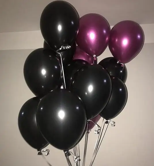 30 шт./компл. бордовый латекса Красного конфетти воздушные шары Комплект