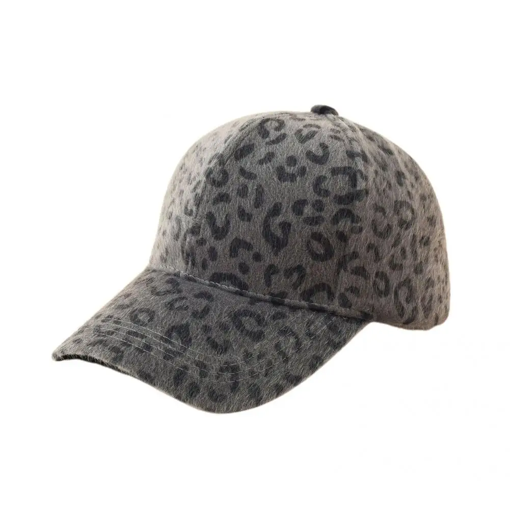 

Thickened Comfortable Leopard Print Casual Baseball Cap for Fishing