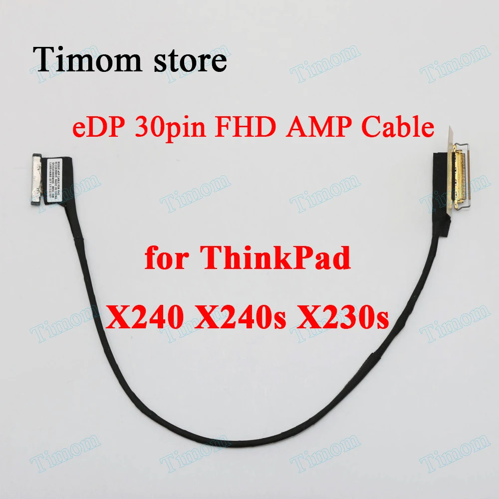 Кабель для ThinkPad X240 20AL 20AM X250 20CL 20 см Lenovo X240s X230s eDP 30pin FHD AMP PN 00HM134 04X0877 04X0878 00HM135 00HT093