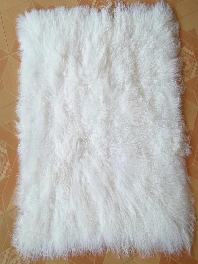 Круглый ковер из натурального монгольского меха ягненка одеяло тибетского