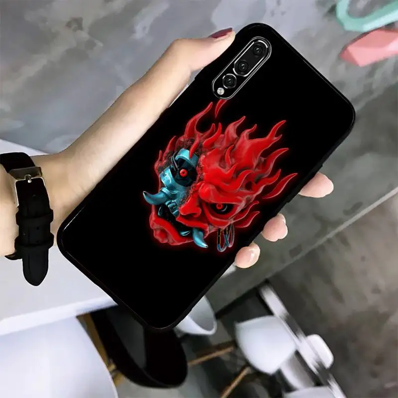 

Samurai 2077 Phone Case For Huawei Mate10 20Lite 20X Mate20 30 40 Pro Nova3 4 4E 3i Nova5 5ipro Black Soft TPU Case