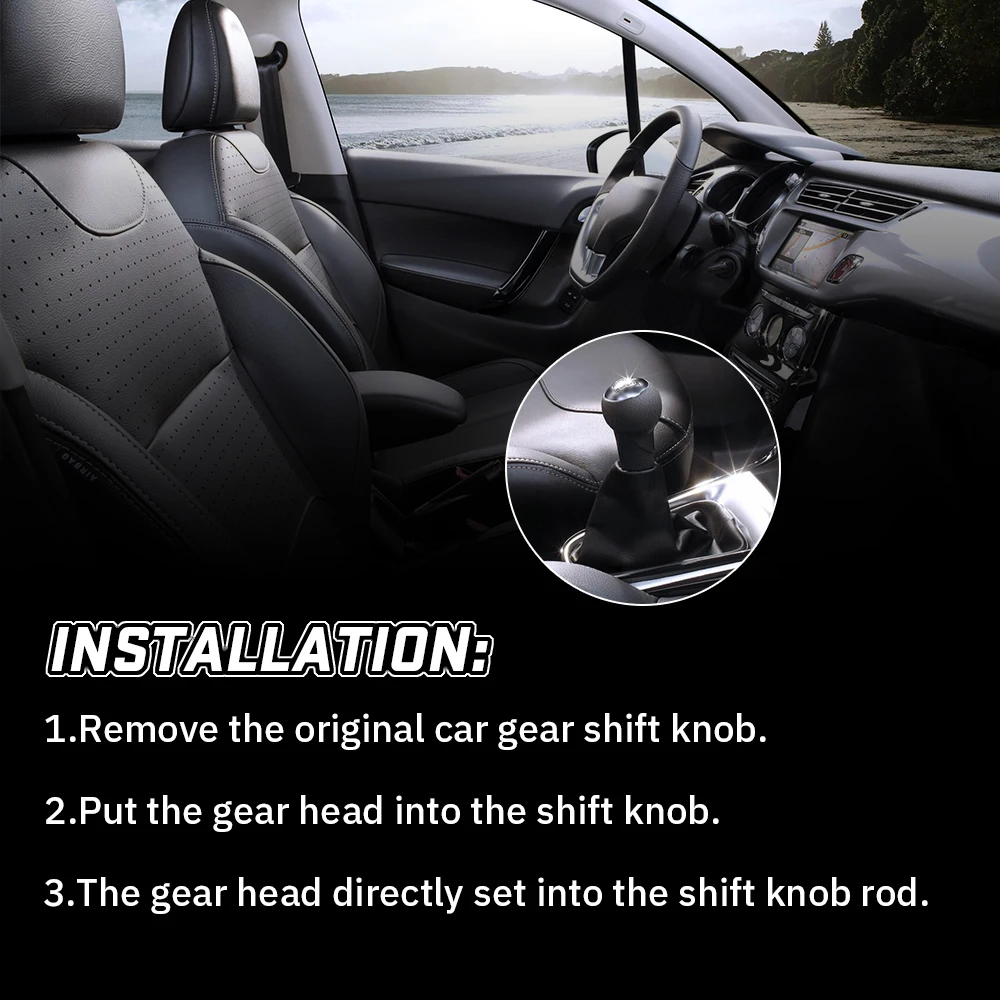 Ручка переключения передач LZONE 6 скоростей для PEUGEOT 307 308 3008 407 5008 807 PARTNER B9 TEPEE citron C3