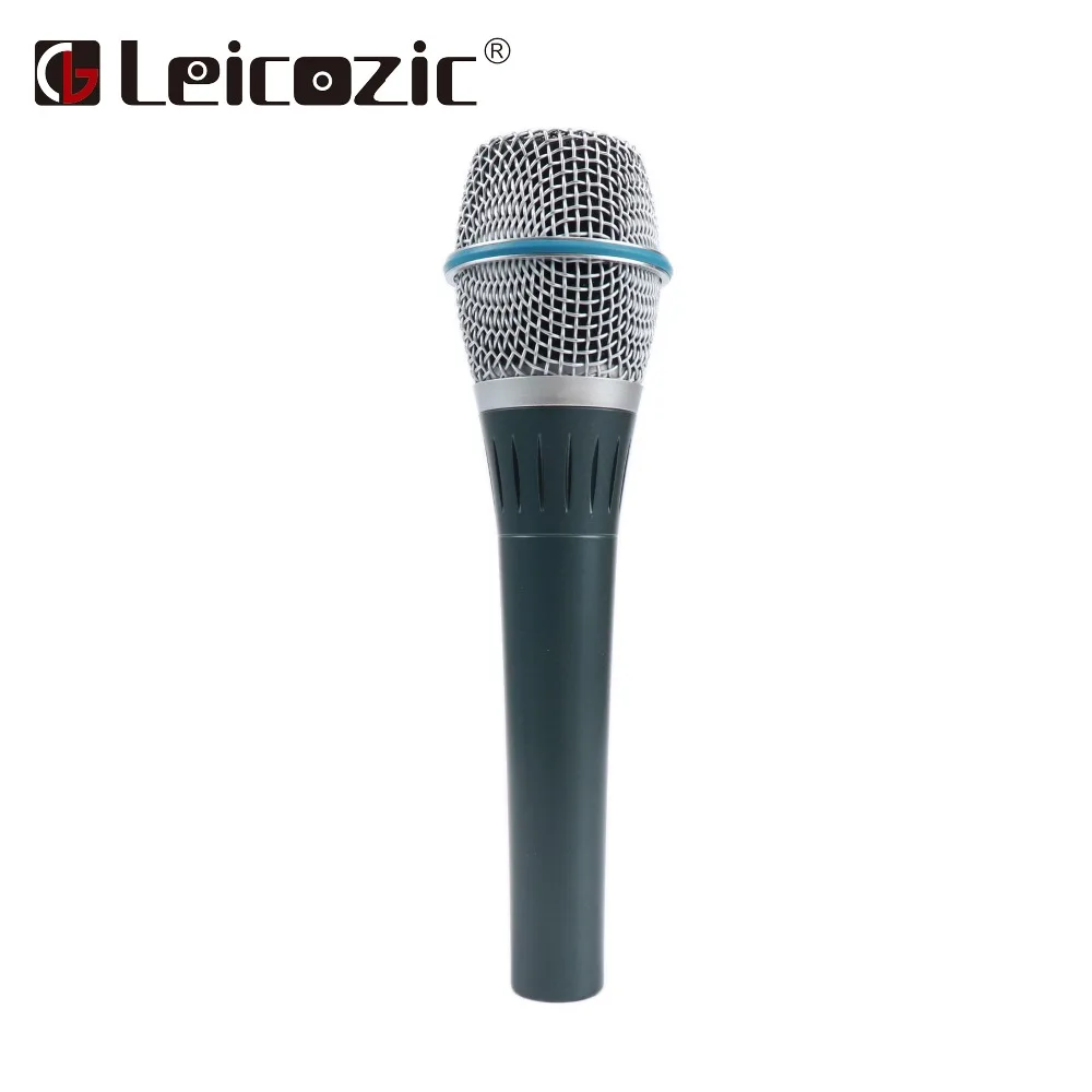 Leicozic профессиональный супер-кардиоидный Bata87A Vocals Студийный микрофон проводной конденсаторный микрофон провод XLR