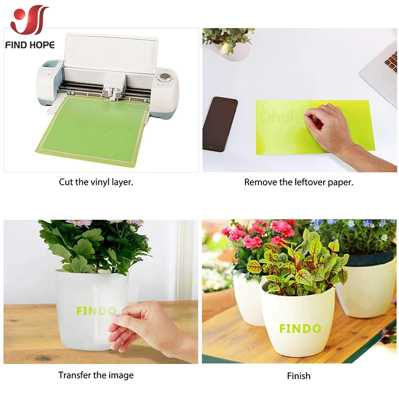 Винил для Cricut Перманентный клей виниловый лист 7 разных цветов создание знаков