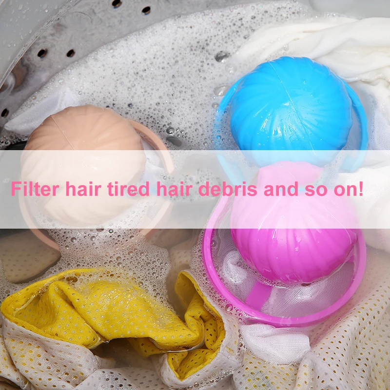 

Household Onion Shaped Washing Machine Floating Hair Remover Fourth Generation Laundry Ball Clothes Washing Net Bag Wool Filter