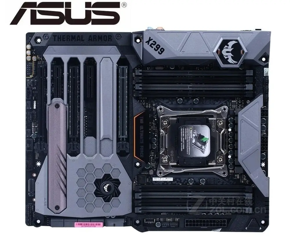 Billig Asus TUF X299 MARK 1 X299 LGA 2066 DDR4 Dual M.2 USB 3,1 Desktop-motherboard Verwendet MAINBOARD