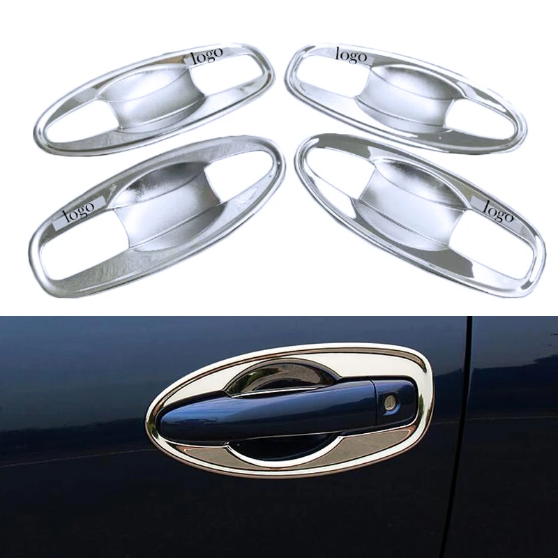 

Внешняя ABS Хромированная дверная ручка чаша рамка крышка планки для Renault Kadjar 2015 2016 2017