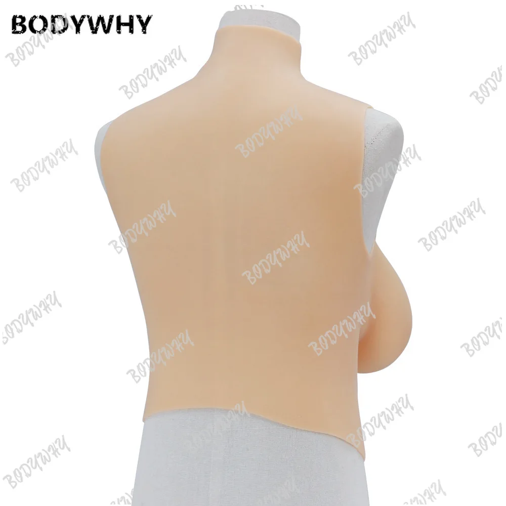 High Quality Fake Dressing Artificial Breast Simulation Artificial Breast Silicone Drop-Type Large Cup Breast