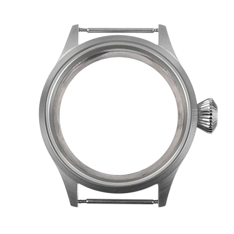 43 мм чехол для часов с сапфировым стеклом 316L SS подходит ручной обмотки 6497/6498 ST3600