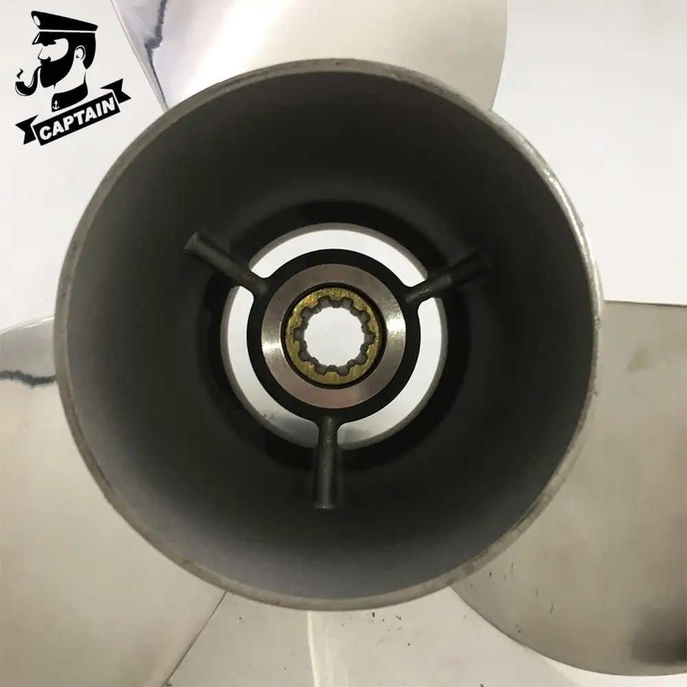 Капитан пропеллер 10 1/8x13 подходит Yamaha подвесные двигатели F25 20HP 30 HP нержавеющая