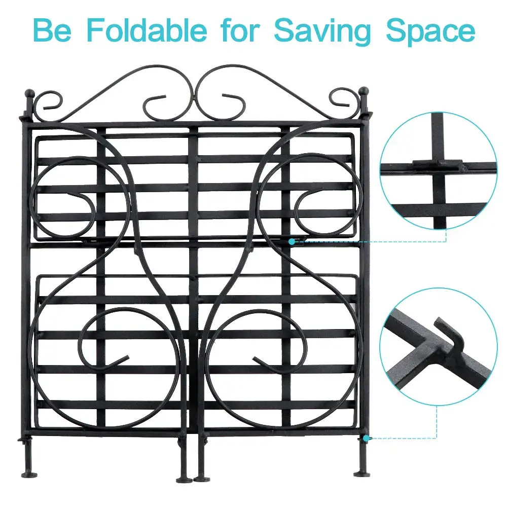 Набор для специй ретро Стиль складной стоящий органайзер хранения полки 2 х