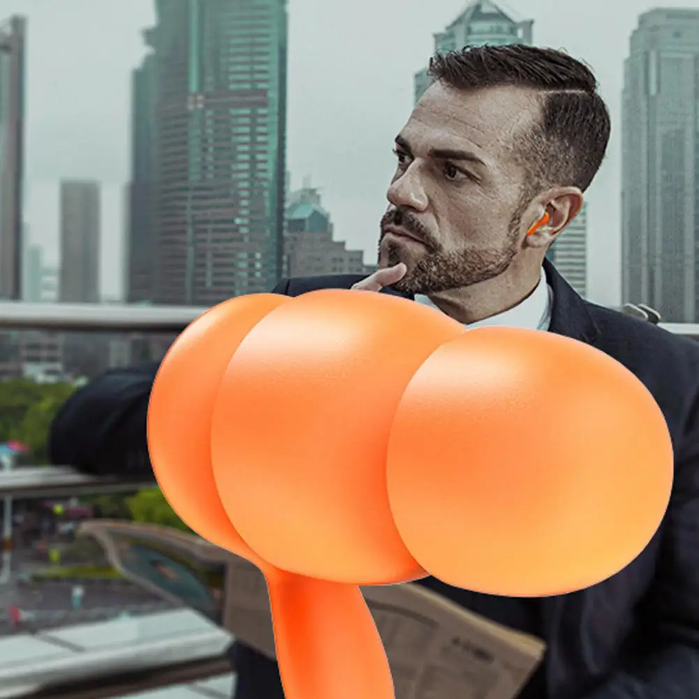 2 пары мягких звукоизоляционных спящих учений путешествия шумоподавления беруши