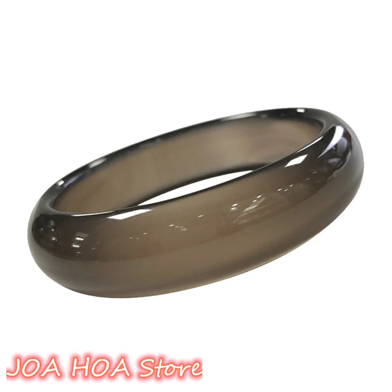 

New Natural Grey Jade Bangle Women's Jewelry