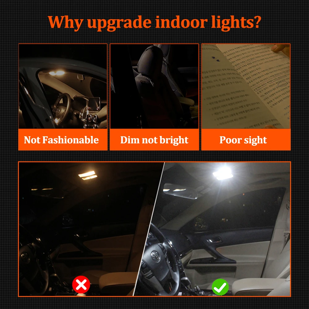 10 шт. белые светодиодные с CANBUS салона комплект ламп для тойота рав 4 2007 2016 2017 2018 2019