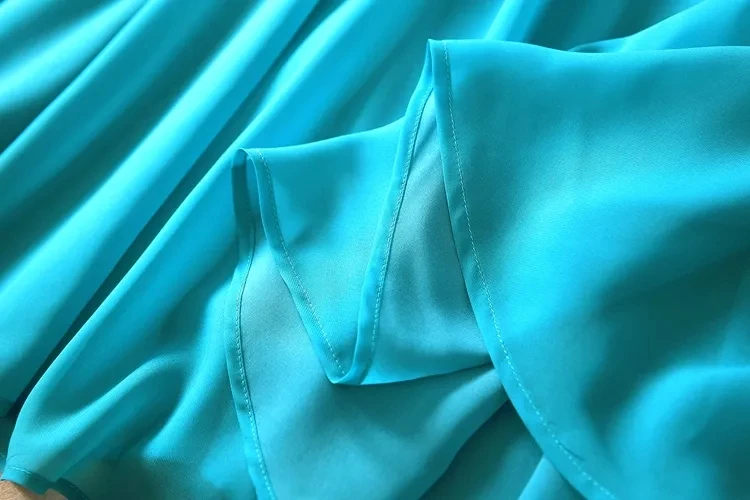 

Quality New Top 2021 Women's Long Dress Spring Summer Party Evening Ladies V-Neck Gradient Color Print Long Sleeve Maxi Dress