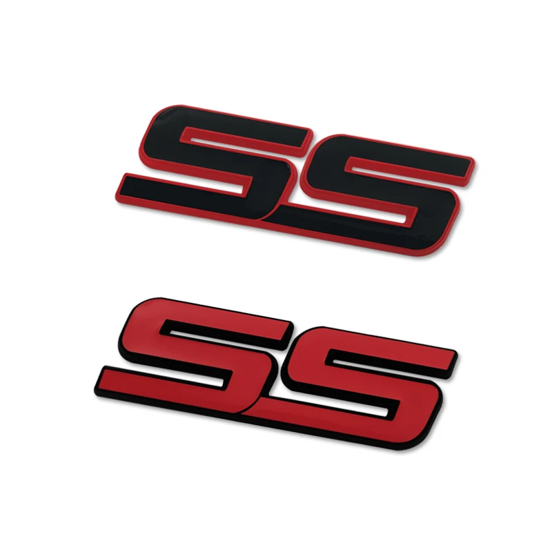 Значок на багажник автомобиля боковая наклейка SS эмблема решетки радиатора для