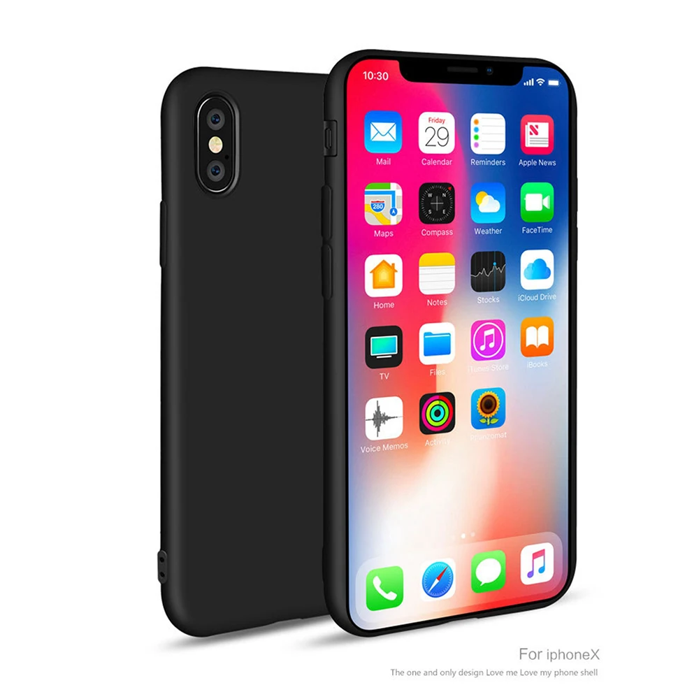 Для iPhone 11 Pro Цветной силиконовый матовый чехол для Max Candy мягкий ТПУ задняя крышка