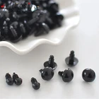 Allaosify 142 шт. 6-14 мм черные пластиковые безопасные глаза для Тедди медведь мягкие куклы Животные амигуруми DIY аксессуары