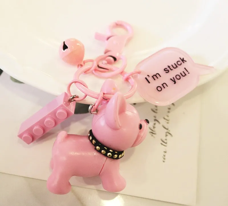 Брелок для ключей новейшей версии многоцветный мультяшный щенок я застрел на вас